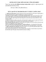 HƯỚNG DẪN TỰ HỌC MÔN GDCD 9