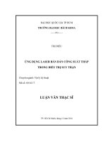 Ứng dụng laser bán dẫn công suất thấp trong điều trị suy thận  