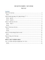 319 đề bài tập tuần môn TOÁN HK2 5 khối TIỂU học hồ khắc vũ 