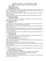 giáo án mầm non chủ đề bản thân lớp 45 tuổi mới nhất 2020  kênh tài liệu việc làm giáo viên mầm non