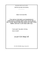 Ứng dụng nấm men saccharomyces cerevisiae cố định trên chất mang bẹ lá dừa nước trong phương pháp lên men tĩnh nhiều chu kì và lên men liên tục  