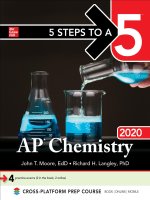 Preview 5 Steps to a 5 AP Chemistry 2020 by John T. Moore (2020)