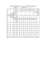 Mẫu sổ theo dõi tàu cá cập cảng bốc dỡ thủy sản