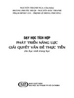 Dạy học tích hợp môn Khoa học tự nhiên trung học cơ sở - Phòng GD&ĐT Huyện Vĩnh Thuận