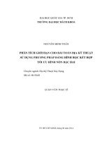 Phân tích giới hạn cho bài toán địa kỹ thuật sử dụng phương pháp đẳng hình học kết hợp tối ưu hình nón bậc hai  