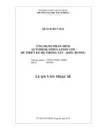 Ứng dụng phần mềm autodesk simulation cfd để thiết kế hệ thống sấy   kiểu buồng  