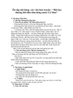 Ôn tập văn bản: 