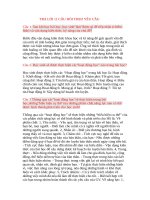 Phân tích kế hoạch bài dạy (11 câu hỏi) 