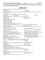 Bài tập ôn tập cho HS khối 12 (có tiết học sáng thứ 2)