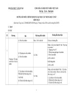 Hướng dẫn điều chỉnh nội dung dạy học cấp Trung học phổ thông môn Toán