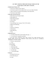 Cấu trúc đề thi trắc nghiệm tin học thi tuyển viên chức - Phòng GD&ĐT Huyện Vĩnh Thuận