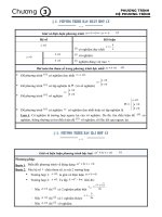 Tài Liệu Môn Toán Lớp 10: Chương 3. Phương Trình Bậc Nhất, Bậc Hai Một Ẩn
