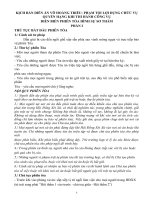 Bài Thu Hoạch diễn án hình sự hồ sơ số 08 - Võ Hoàng Triều