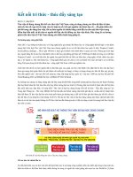 Kết nối tri thức - thúc đẩy sáng tạo