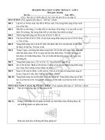 ĐỀ KIỂM TRA CHẤT LƯỢNG THÁNG 9 NĂM HỌC 2016 - 2017 LỚP 4