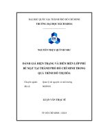 Đánh giá hiện trạng và diễn biến lớp phủ bề mặt tại thành phố hồ chí minh trong quá trình đô thị hóa  