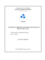 Giải pháp cơ khí hóa công đoạn thu hoạch cà phê (ở việt nam)  