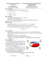 Đề thi tuyển sinh vào lớp 10 THPT môn Toán năm học 2019-2020 – Sở Giáo dục và Đào tạo An Giang (Đề chính thức)