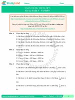 TOÁN TIẾNG VIỆT LỚP 5 Bài tập Tuần 5 – CƠ BẢN - ĐỀ 1