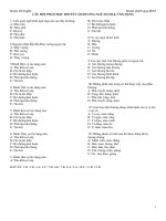 Câu hỏi ôn tập Dược cổ truyền 1