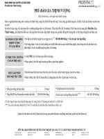 Bảng minh họa quyền lợi