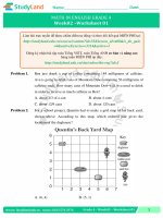 TOÁN TIẾNG ANH LỚP 4 Bài tập Tuần 18 – CƠ BẢN – ĐỀ 1