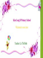 Unit 6 How many lessons do you have today