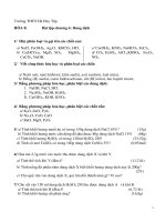 Bài tập chương 6: Dung dịch