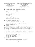 Đề thi học kì 1 môn Toán 9 năm 2020-2021 có đáp án - Trường THCS Lê Quý Đôn