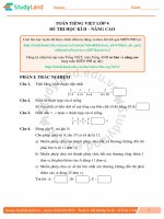 TOÁN TIẾNG VIỆT LỚP 4 ĐỀ THI HỌC KÌ II – NÂNG CAO – ĐỀ 2