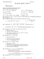 Bài tập ôn tập HKI môn toán 12 – NH 2011-2012 (TB-yếu) – Thầy Đồ – Dạy toán – Học toán