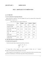 Chuyên Đề Và Bài Tập Hóa Đại Cương Và Vô Cơ Lớp 11 Chương II Nitơ, Phốt Pho