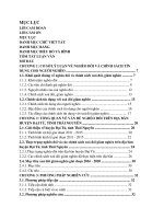 Tác động của các chính sách tín dụng cho người nghèo đến mục tiêu xóa đói giảm nghèo trên địa bàn huyện Đại từ tỉnh Thái Nguyên