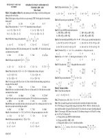 Đề thi học kì 1 môn Toán khối 8 năm 2020-2021 có đáp án - Sở GD&ĐT Nam Định