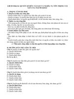 Bài 16: QUYỀN SỞ HỮU TÀI SẢN VÀ NGHĨA VỤ TÔN TRỌNG TÀI SẢN CỦA NGƯỜI KHÁCBài 17: NGHĨA VỤ TÔN TRỌNG, BẢO VỆ TÀI SẢN NHÀ NƯỚC VÀ LỢI ÍCH CÔNG CỘNG