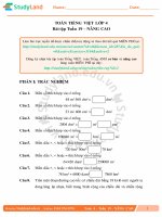 TOÁN TIẾNG VIỆT LỚP 4 Bài tập Tuần 19 – NÂNG CAO – ĐỀ 2