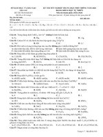 Đề khảo sát môn hóa Gia Lai THPT 2020 015 DA