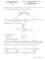 Đề thi KSCL tháng 5 môn Toán 11 năm 2019-2020 có đáp án - Trường THPT Nguyễn Thị Giang