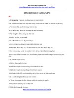 Đề Thi Giữa HK1 Môn Lý Lớp 7 Hay