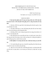 Kinh nghiệm quốc tế đối với Việt Nam trong thực thi chính sách an sinh xã hội - bài học rút ra từ thực tiễn nghiên cứu