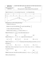 Đề Thi Thử THPT Quốc Gia Môn Toán Năm 2018 Có Lời Gỉai - Đề Thi Số 15
