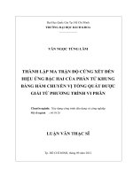 Thành lập ma trận độ cứng xét đến hiệu ứng bậc hai của phần tử khung bằng hàm chuyển vị tổng quát được giải từ phương trình vi phân  