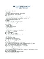 giáo án điện tử mầm non khám phá khoa học tìm hiểu về nước mới nhất 2020  kênh tài liệu việc làm giáo viên mầm non