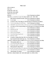 Đánh giá hoạt động xúc tiến hỗn hợp tại Tổng công ty du lịch Hà Nội