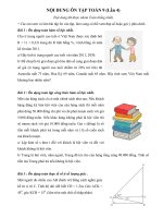 NỘI DUNG ÔN TẬP TOÁN 9 (lần 4)