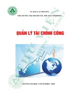 Bài giảng Quản lý tài chính công