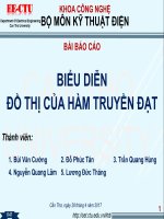 đồ thị của hàm truyền đạt
