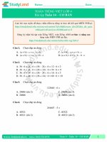 TOÁN TIẾNG VIỆT LỚP 4 Bài tập Tuần 14 – CƠ BẢN – ĐỀ 1