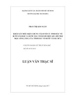 Khảo sát điều kiện chưng tách tối ưu tinh dầu vỏ bưởi năm roi và bước đầu thăm dò hiệu quả hỗ trợ mọc lông (tóc) của tinh dầu vỏ bưởi và dầu dừa  