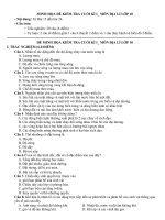 minh họa đề kiểm tra cuối kì i môn địa lí lớp 10 nội dung